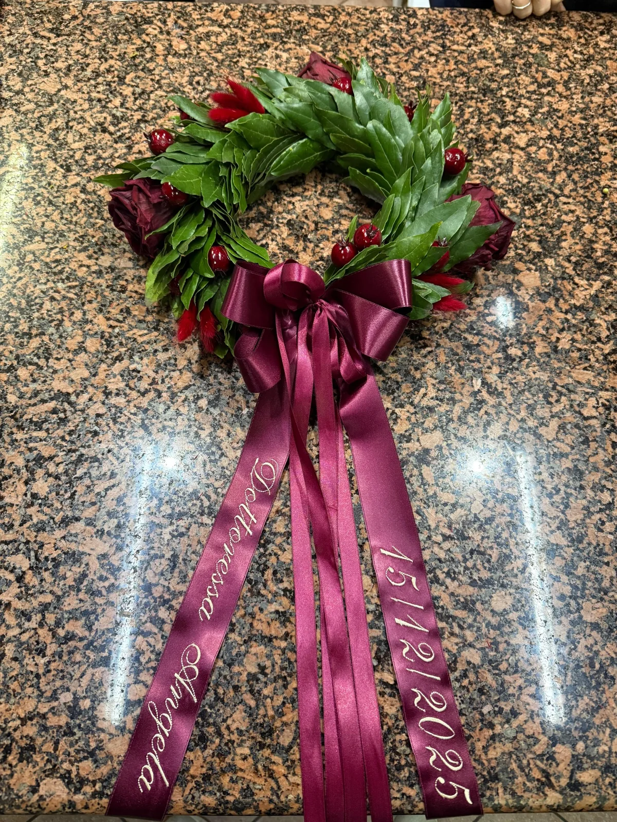 Corona d'alloro da laurea