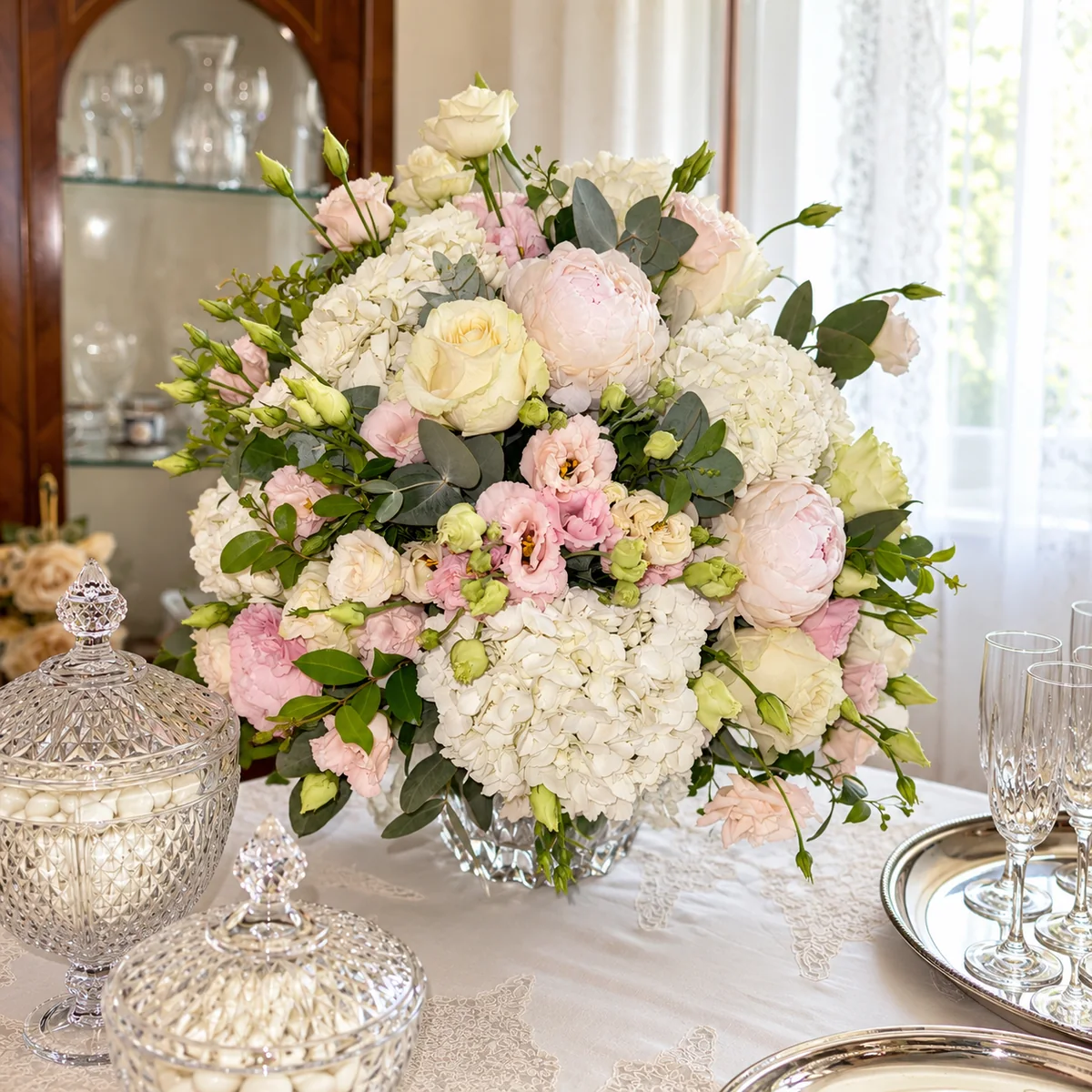 Bouquet sposa pastello